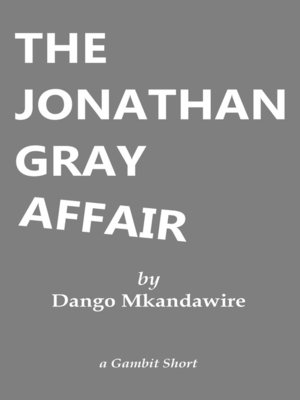 cover image of The Jonathan Gray Affair